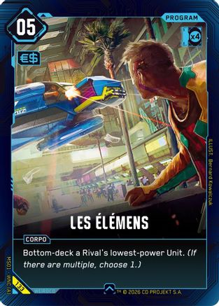 Les Elemens (133) - Welcome to Night City Retail