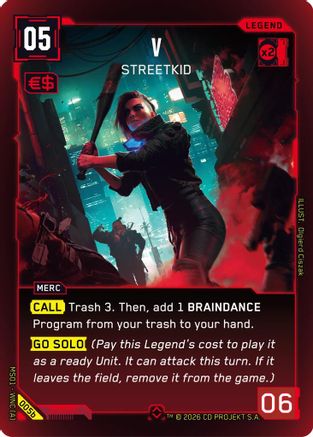 V - Streetkid (b) (005) - Welcome to Night City Retail Foil