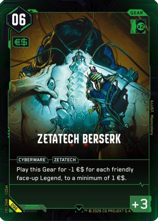 Zetatech Berserk (096) - Welcome to Night City Retail