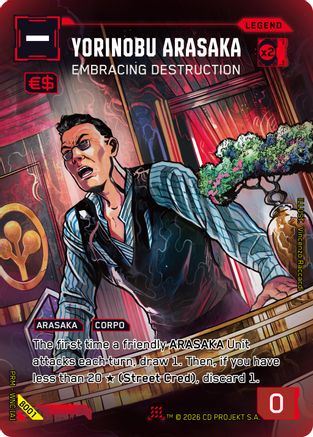 Yorinobu Arasaka - Embracing Destruction (B001) - Box Toppers Beta Foil