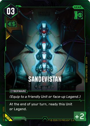 Sandevistan (019) - Embracing Power Retail Starter Deck