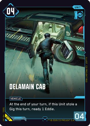 Delamain Cab (013) - The Heist Retail Starter Deck