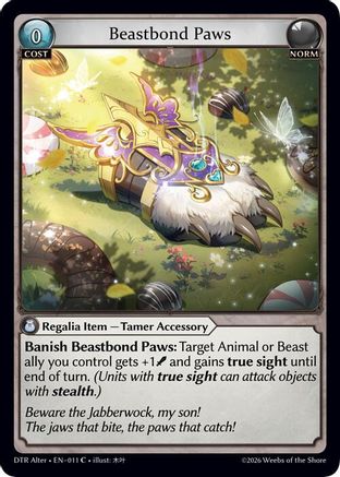 Beastbond Paws (011) - Distorted Reflections Alter Edition Foil