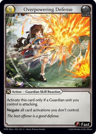 Overpowering Defense (251) - Distorted Reflections Alter Edition