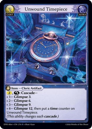 Unwound Timepiece (276) - Distorted Reflections Alter Edition