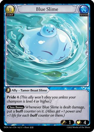 Blue Slime (162) - Dawn of Ashes 1st Edition