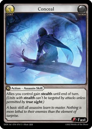 Conceal (076) - Dawn of Ashes 1st Edition