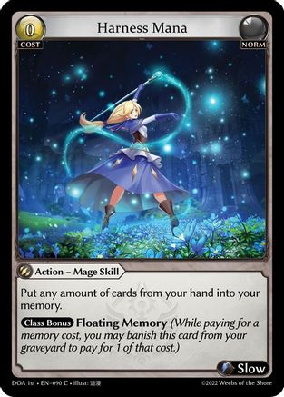 Harness Mana (090) - Dawn of Ashes 1st Edition