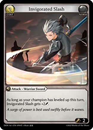 Invigorated Slash (094) - Dawn of Ashes 1st Edition