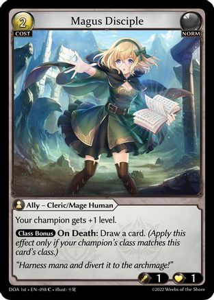 Magus Disciple (098) - Dawn of Ashes 1st Edition