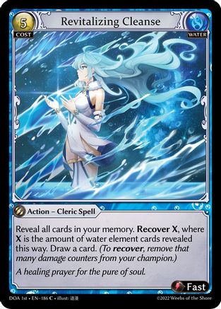 Revitalizing Cleanse (186) - Dawn of Ashes 1st Edition