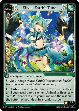 Silvie, Earth's Tune (012) - Dawn of Ashes 1st Edition