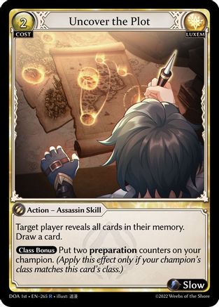 Uncover the Plot (265) - Dawn of Ashes 1st Edition Foil