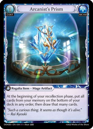 Arcanist's Prism (034) - Dawn of Ashes Starter Decks