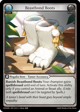 Beastbond Boots (015) - Dawn of Ashes Starter Decks