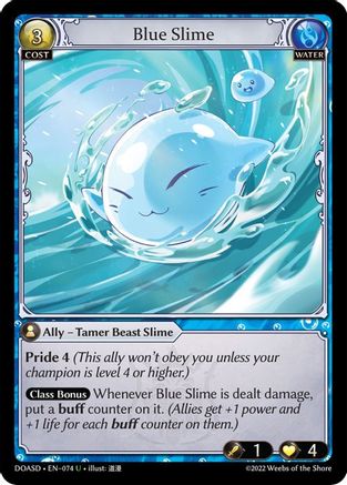 Blue Slime (074) - Dawn of Ashes Starter Decks