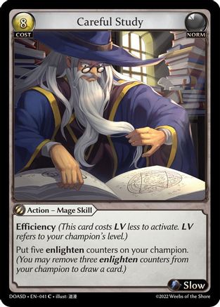 Careful Study (041) - Dawn of Ashes Starter Decks