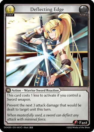 Deflecting Edge (043) - Dawn of Ashes Starter Decks