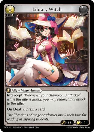 Library Witch (050) - Dawn of Ashes Starter Decks