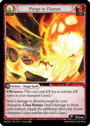 Purge in Flames (073) - Dawn of Ashes Starter Decks