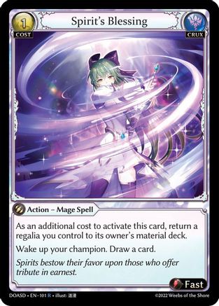 Spirit's Blessing (101) - Dawn of Ashes Starter Decks