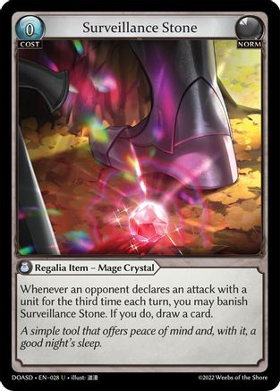 Surveillance Stone (028) - Dawn of Ashes Starter Decks