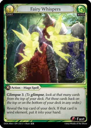 Fairy Whispers (212) - Dawn of Ashes Alter Edition