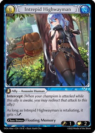 Intrepid Highwayman (176) - Dawn of Ashes Alter Edition Foil