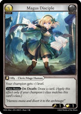 Magus Disciple (098) - Dawn of Ashes Alter Edition Foil