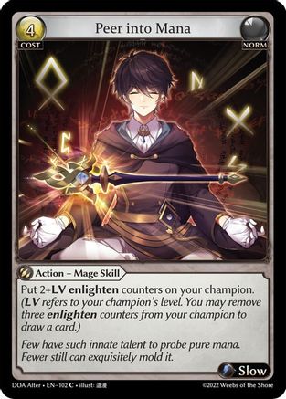 Peer into Mana (102) - Dawn of Ashes Alter Edition