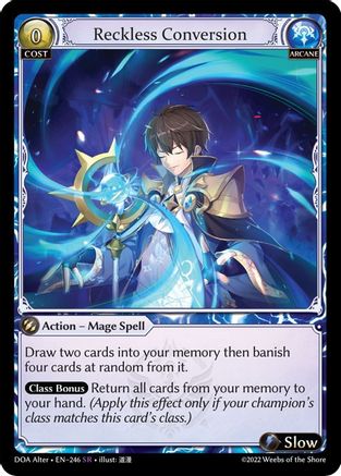Reckless Conversion (246) - Dawn of Ashes Alter Edition Foil