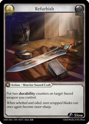 Refurbish (106) - Dawn of Ashes Alter Edition Foil