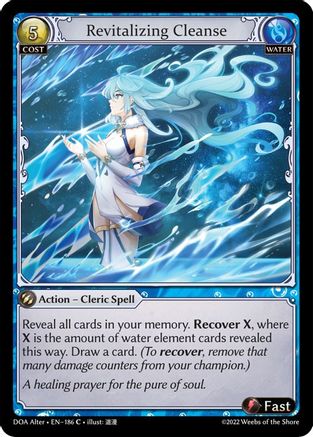 Revitalizing Cleanse (186) - Dawn of Ashes Alter Edition Foil