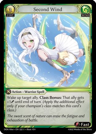 Second Wind (222) - Dawn of Ashes Alter Edition Foil