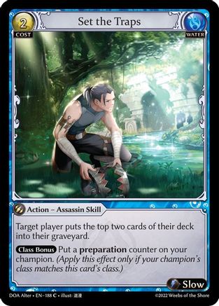 Set the Traps (188) - Dawn of Ashes Alter Edition