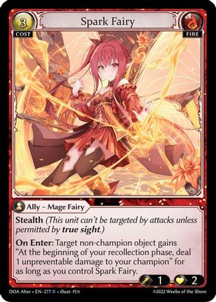 Spark Fairy (277) - Dawn of Ashes Alter Edition