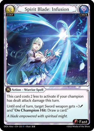 Spirit Blade: Infusion (255) - Dawn of Ashes Alter Edition