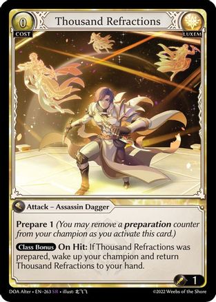 Thousand Refractions (263) - Dawn of Ashes Alter Edition