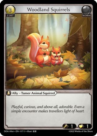 Woodland Squirrels (117) - Dawn of Ashes Alter Edition