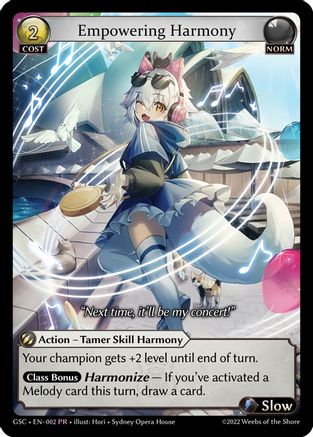 Empowering Harmony (002) - Region Exclusive Promotional Cards