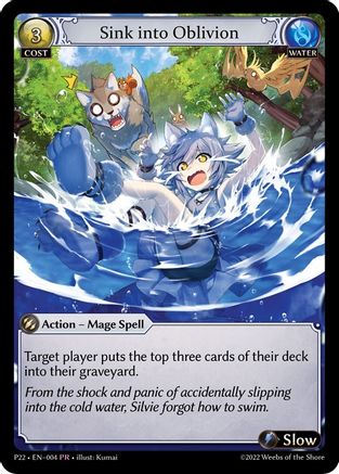 Sink into Oblivion (004) - Promotional Cards Foil