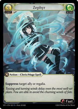 Zephyr (021) - Supporter Pack 1 Foil