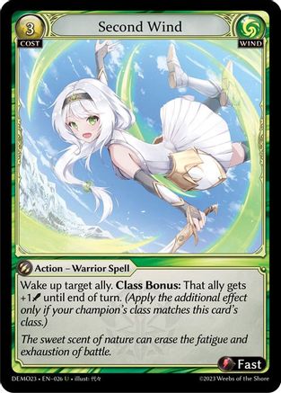 Second Wind (026) - 2023 Demo Deck