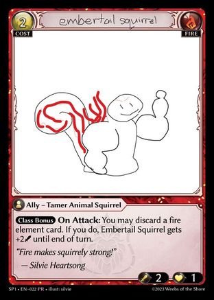 Embertail Squirrel (022) - Supporter Pack 1