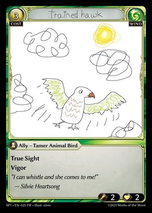 Trained Hawk (025) - Supporter Pack 1