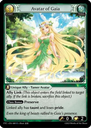 Avatar of Gaia (089) - Fractured Crown Foil