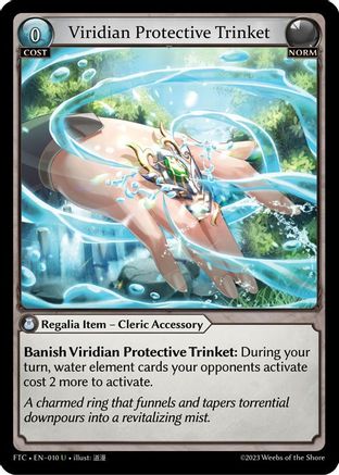 Viridian Protective Trinket (010) - Fractured Crown