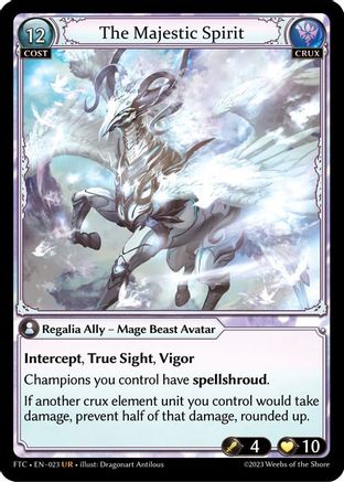 The Majestic Spirit (023) - Fractured Crown Foil