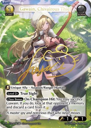 Gawain, Chivalrous Thief (CSR) (004) - Promotional Cards Foil