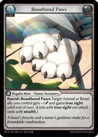 Beastbond Paws (005) - Fractured Crown Foil